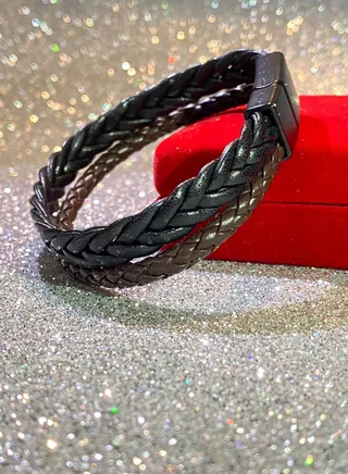 Multi-Layer Braided Leather Bracelet 