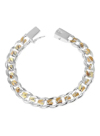 Silver Plated Chain Bracelet 