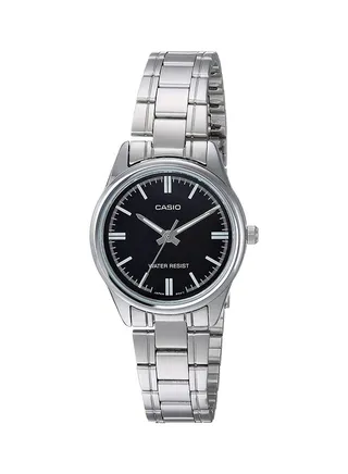 Women's Water Resistant Stainless Steel Analog Wrist Watch LTP-V005D-1AUDF - 28 mm - Silver 