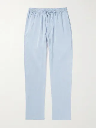 Pinstriped Satin Pyjama Trousers