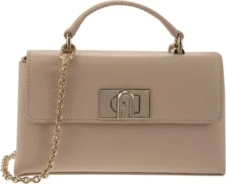 Furla Twist-Lock Chain-Linked Crossbody Bag