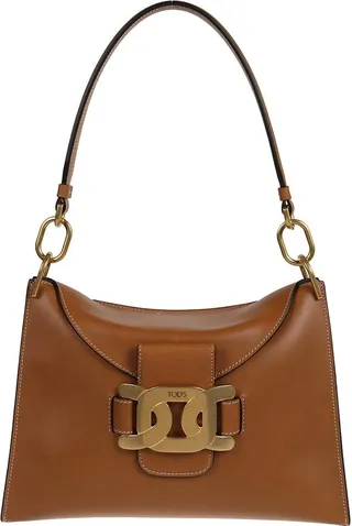 Tod's Logo Engraved Small Shoulder Bag