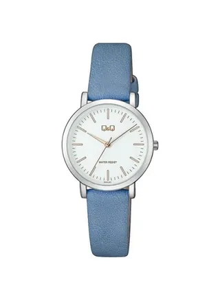 Leather Analog Wrist Watch QZ87J301Y 
