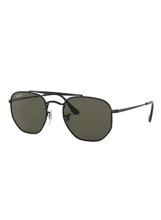 Full Rim Hexagon Sunglasses - RB3648 002 - Lens Size: 52 mm - Black 