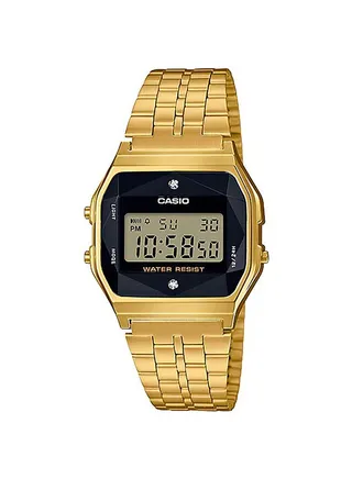 Metal Digital Wrist Watch A159WGED-1JF - 33 mm - Gold 