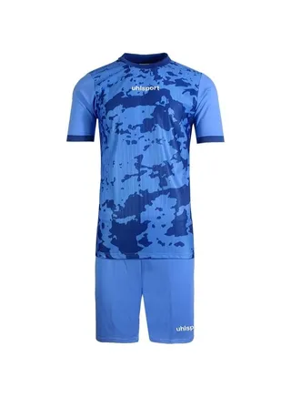 uhlsport Football Men Jersey, For match and training, Round neck, Light & comfortable & breathable material, Army design 