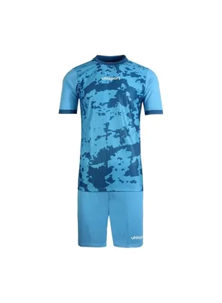 uhlsport Football Men Jersey, For match and training, Round neck, Light & comfortable & breathable material, Army design 