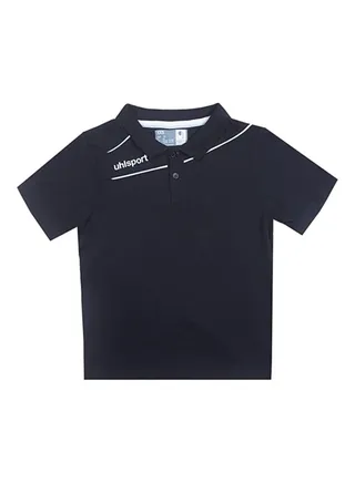 uhlsport Men's Polo Shirt, For Tennis And Golf And All Kinds of Sports Excellent Air Permeability Two Piping's Design Regular Fit Cotton 