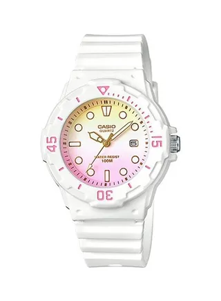 Women's Water Resistant Analog Watch LRW-200H-4E2VDF - 34 mm - White 