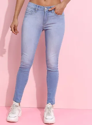 Mid Rise Skinny Fit Jeans 