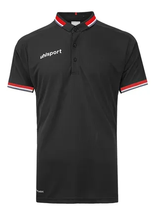 uhlsport Polo Shirt, Smart breathe® CLASSIC, For training and all kinds of sports, Sweats and dries very quicky, Design on Sleeves & collar, Regular Fit 