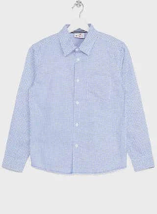 Boys All Over Printed Shirt With Pocket