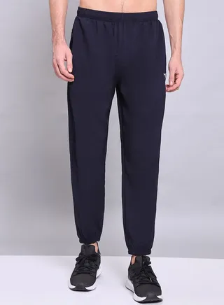 Solid Woven Track Pants 