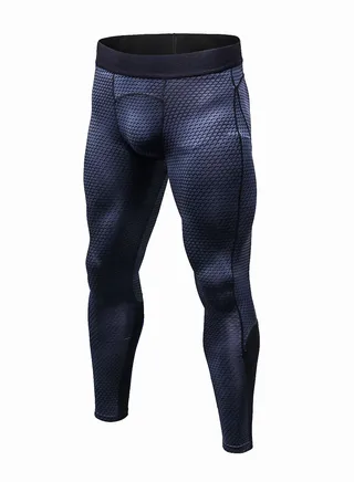 Men Quick Dry Breathable Elastic Running Trousers Grey 