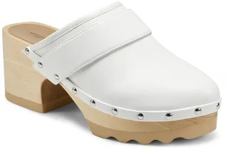 Vegan Leather Pedro Platform Clogs