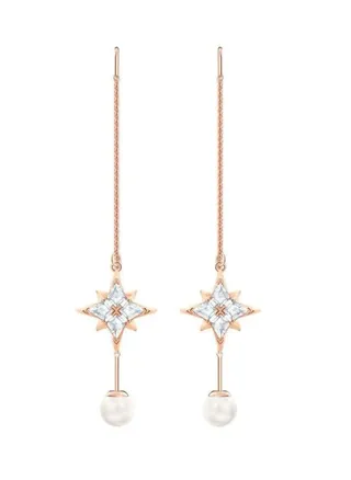Pear Stud Drop Earrings 