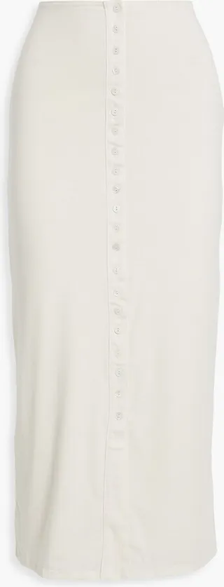 Spazzi jersey midi skirt