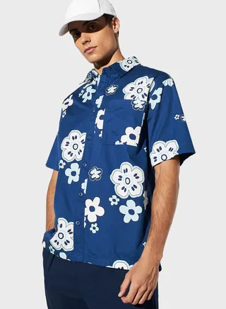 Floral Print Regular Fit Shirt 