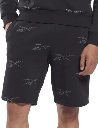 Reebok Men's Drawstring Logo Fleece Shorts
