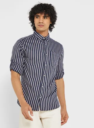 Striped Slim Fit Shirt 