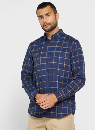 Checked Regular Fit Shirt 