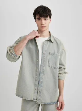 Oversize Fit Long Sleeve Shirt 