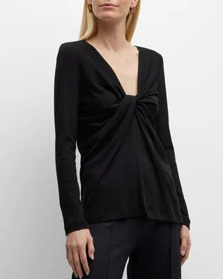 Twisted Long-Sleeve Top