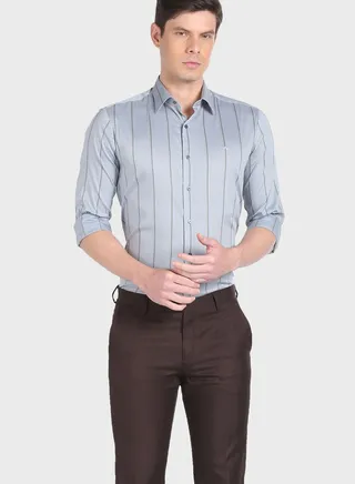 Striped Slim Fit Shirt 