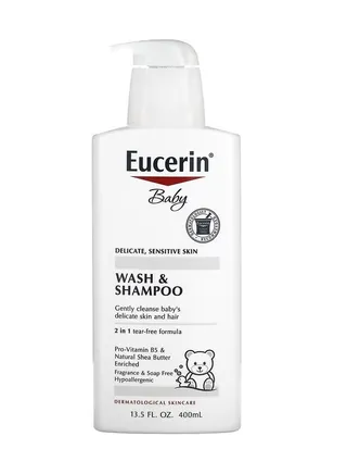 Eucerin Baby Wash & Shampoo - 13.5 Oz, 13.5 Fl Oz 