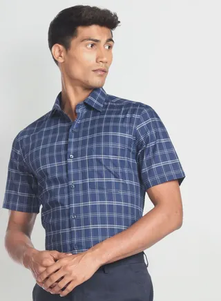Checked Regular Fit Shirt 