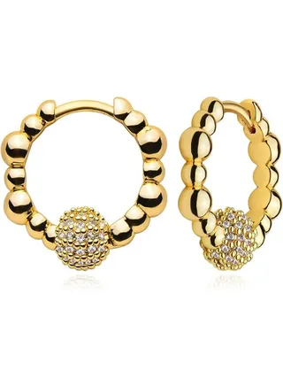 Women Huggie Earrings Gold Hoop 14K Gold Filled Small Simple Handmade Hypoallergenic Everyday Jewelry 