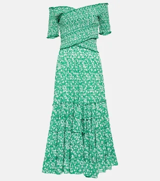 Soledad floral midi dress