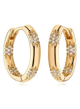 Women Huggie Earrings Gold Hoop Sleeper 14K Gold Filled Small Simple Handmade Hypoallergenic Everyday Jewelry 