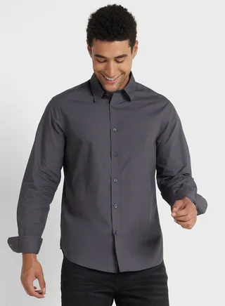 Long Sleeve Poplin Shirt