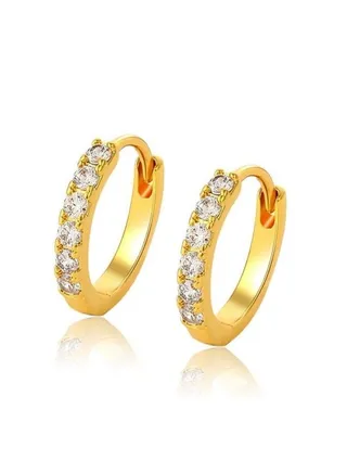 24 Karat Gold Plated Collection Hoop Earrings 