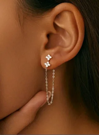 Pure 925 Sterling Silver Earrings For Women 