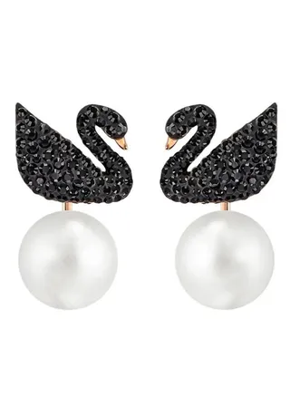 Iconic Swan Stud Earrings 