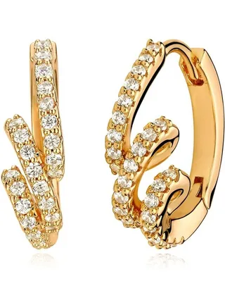 Women Huggie Earrings Gold Hoop Sleeper 14K Gold Filled Small Simple Handmade Hypoallergenic Everyday Jewelry 