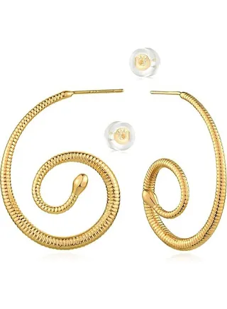 Women Huggie Earrings Gold Hoop 14K Gold Filled Small Simple Handmade Hypoallergenic Everyday Jewelry 