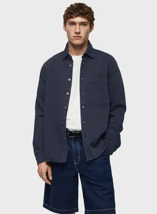 Pocket Detail Relaxed Fit Shirt 