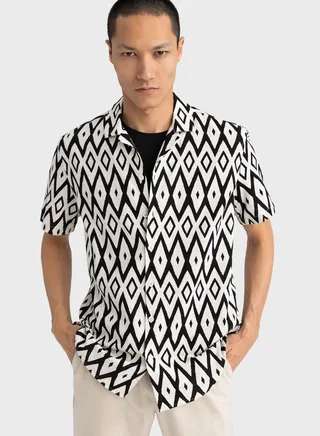 Printed Regular Fit Shirt 