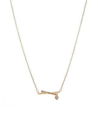 Necklace with soft pendant 