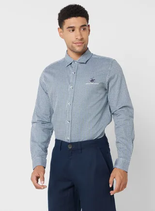Checked Slim Fit Shirt 