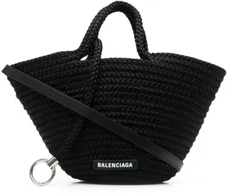 Ibiza woven basket bag