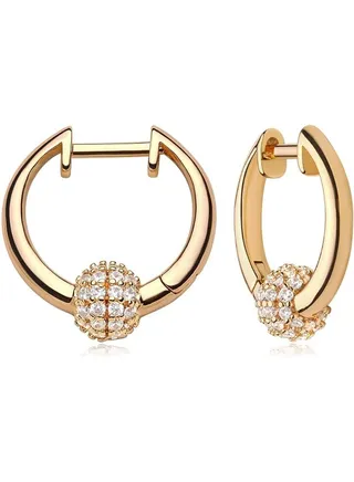 Women Huggie Hoop Earrings Gold Ear Stud Cuff 14K Gold Filled Small Boho Beach Simple Delicate Handmade Hypoallergenic Jewelry Gift 