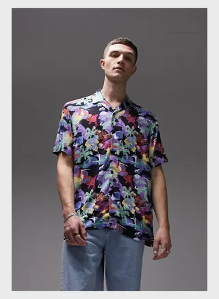 Paintbrush Print Shirt