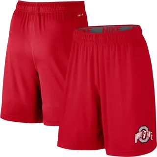 Men's Nike Scarlet Ohio State Buckeyes College Primary Logo 2.0 Fly Performance Shorts