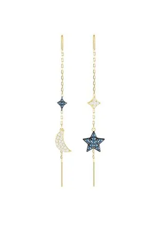 Duo Star Moon Mysterious Earrings 