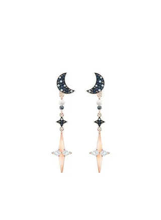 Bohemian Style Stars And Moons Earrings 