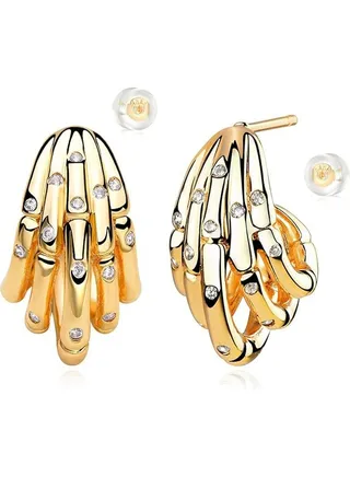 Women Huggie Earrings Gold Hoop 14K Gold Filled Small Simple Handmade Hypoallergenic Everyday Jewelry 